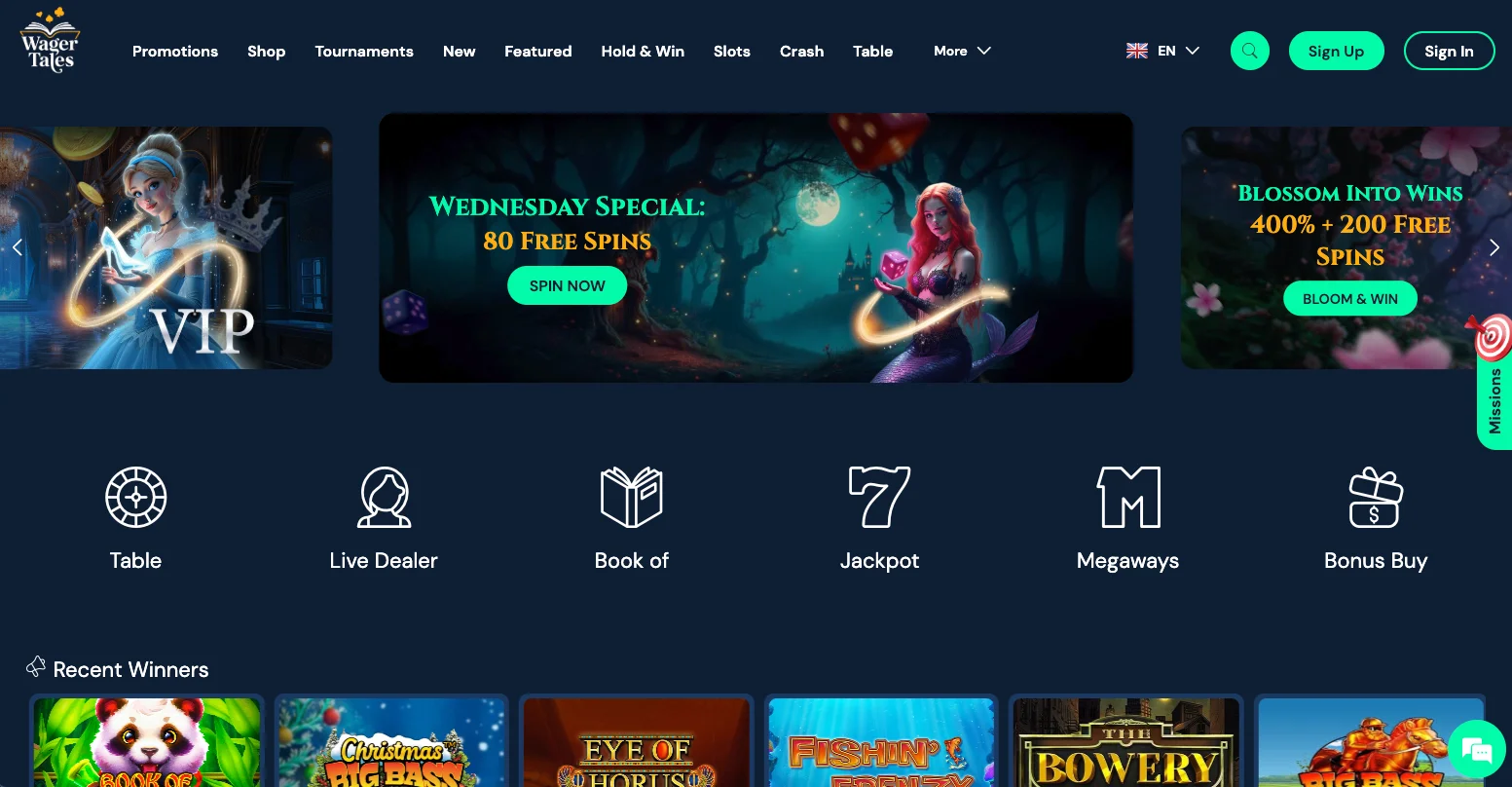 WagerTales Casino Review